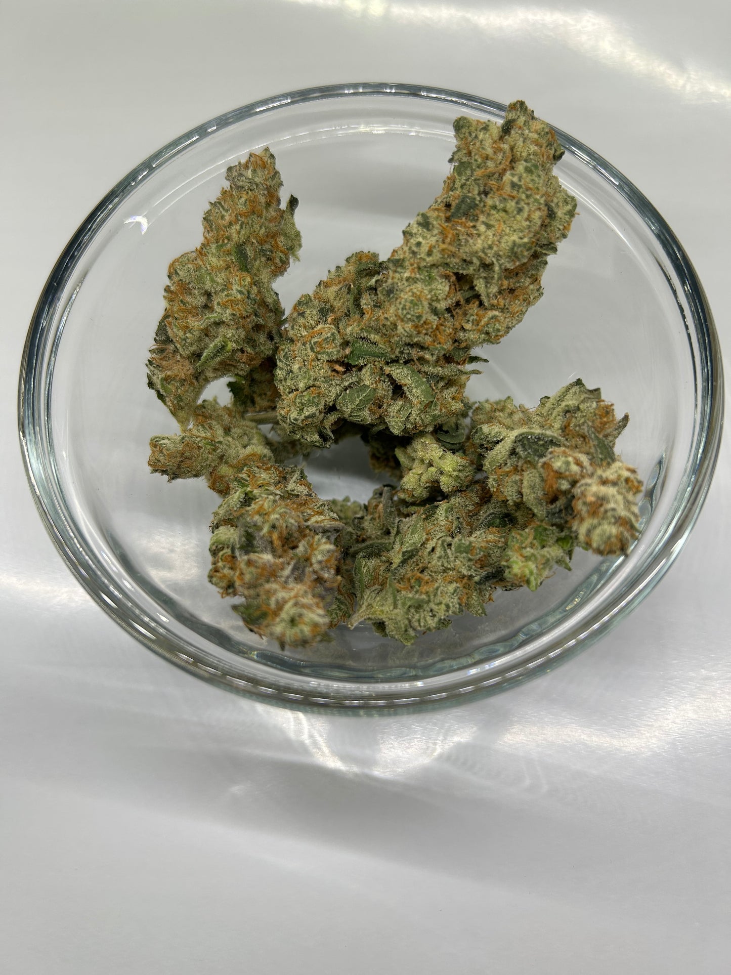 Organic Hawaiian Unicorn THCa Flower Caregiver Pharms Sample In Bowl
